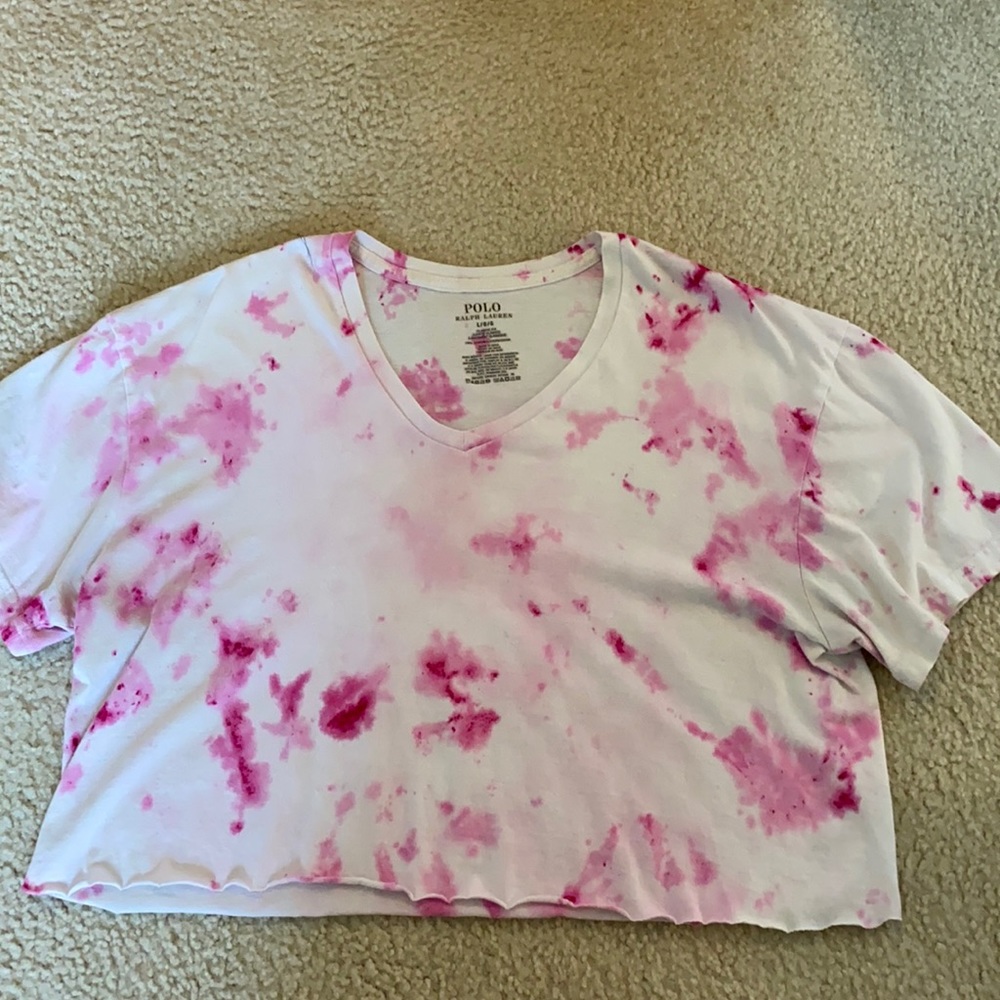 Pink tie dye t-shirt💕